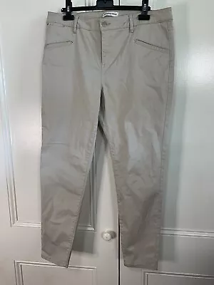 Country Road Ladies Size 16 Full Length Stone Colour Pants As New Condition • $29