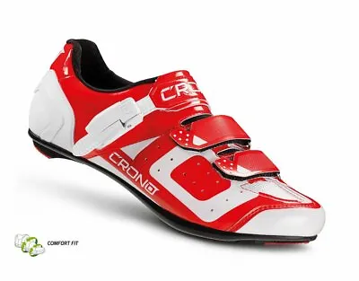 NEW Crono CR3 Road Cycling Shoes - Red (Reg. $200) Italian Sidi Gaerne Giro • $99