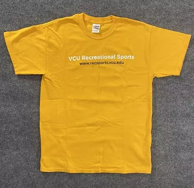 VCU Recreational Sports T Shirt Men’s Medium Yellow Gildan Pre Shrunk Cotton • $15