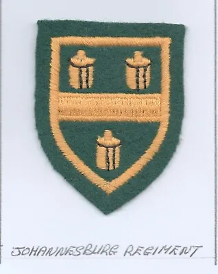 £7.99 • Buy South African Army Shoulder Patch Johannesburg Regt