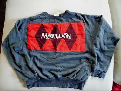  Marillion Long Sleeve Grey Large RARE Shirt  Fish Steve HogarthT8 • £140.73