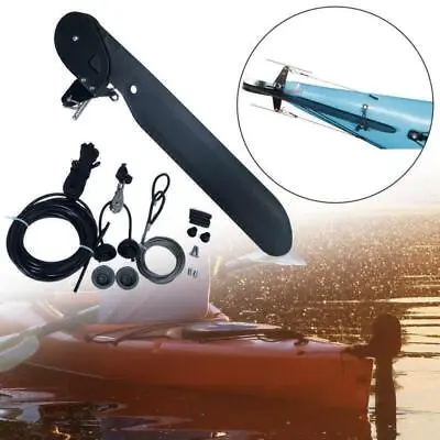 Kayak Rudder Kit Canoe Boat Rudder Steering System For Boat Kayak Canoes Boat • £42.39