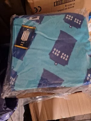 £10 • Buy New Doctor Who TARDIS  Fleece Throw 