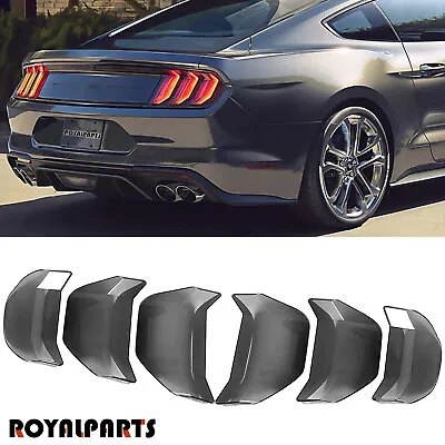 For 2018-2022 Ford Mustang Smoke Tail Light Cover Lamp Guard Trim Accessories • $29.69