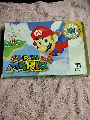 Nintendo N64 Super Mario 64 - Complete CIB - Very Good Condition Box & Cartridge • $80