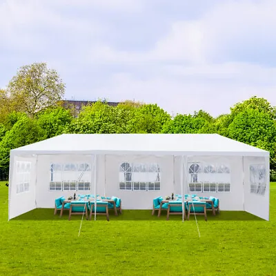 3 X 9M Canopy Tent Gazebo Wedding Party Tent Heavy Duty W/Removable SideWalls UK • £85.95