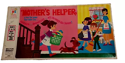 Vintage Mother’s Helper 1969 Milton Bradley Board Game #4933 COMPLETE! • $54.99