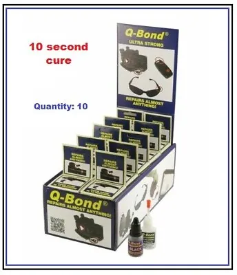 10 X Q-Bond Ultra Strong Adhesive & Filling Powders - Rock Hard In 10 Seconds!! • £85