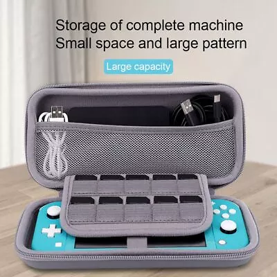 Travel Case For Nintendo Switch Lite Carrying Case Game Cards Case Storage Bag • $23.50