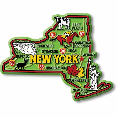 New York Colorful State Magnet By Classic Magnets 4  X 3.1  • $7.99