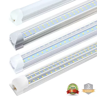 T8 LED Tube Light Bulb 2FT 4FT 6FT 8FT Integrated LED Shop Light Fixture D-shape • $1799.99