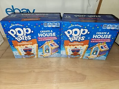 £13.70 • Buy Pop Tarts Limited Holiday Edition Frosted Gingerbread 2-12 Count Packs NEW