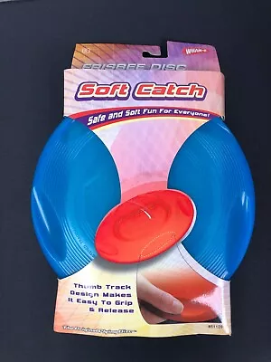 Vintage Wham - O Soft Catch Frisbee - Blue - New Old Stock - 2008 • $9.99