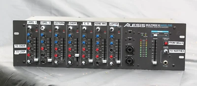 £90 • Buy Alesis Multimix 10 Wireless 10-channel Rackmount Mixer With Bluetooth