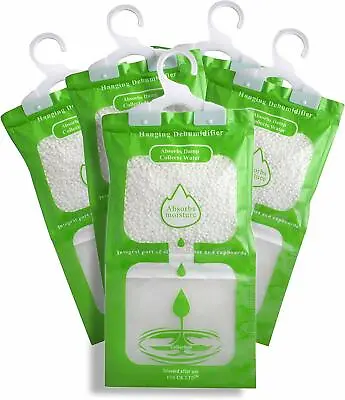 XL Hanging Wardrobe Cupboard Dehumidifier Bags STOPS Damp Mould Moisture  • £11.99