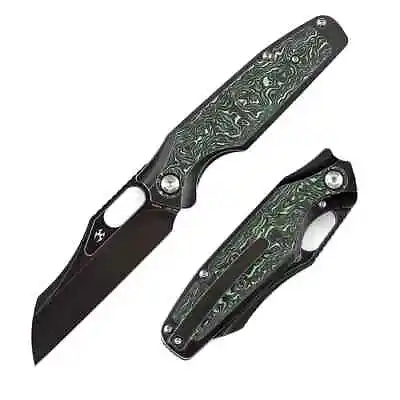 Kansept Knives Tuckamore Folding Knife 3.5  CPM 20CV Steel Blade Carbon Fiber • $207