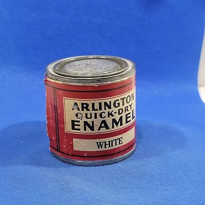 Vintage Arlington Quick Dry Enamel Advertising Container General Store Display • $8.09