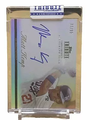 2012 Topps Tribute #ED/ 99 Matt Kemp AUTO SEALED Refractor Signed Autograph • $14.99