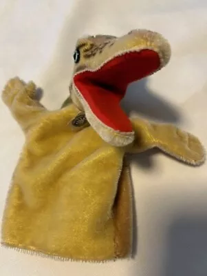 Steiff Alligator Gaty Mohair Hand Puppet With Tag German • $30