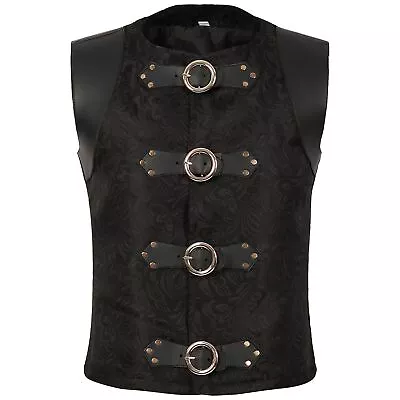 Historical Mens Vest Gentlemens Waistcoat Men Victorian Vest For Halloween • $25.99