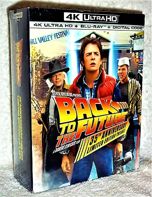 Back To The Future 35th Anniversary Trilogy (4K/Blu-ray 2020 7-Disc STEELBOOK) • $179.99