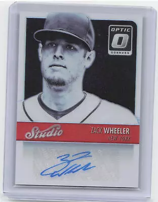 2016 Donruss Optic #SSZW Zack Wheeler Studio Signatures • $9.95