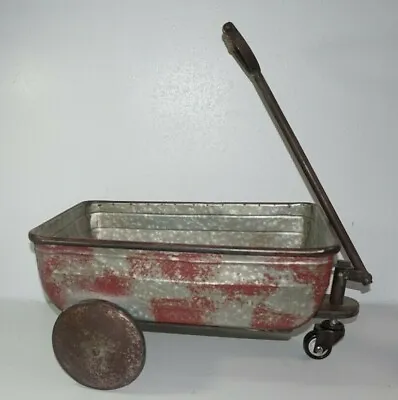 16.5  Nostalgic Metal Antique Style Wagon Home Decor Planter Dolls Toddler Size • $32.99