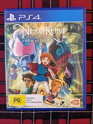 Ni No Kuni Wrath Of The White Witch - Sony Playstation 4 (PS4) Game • $20