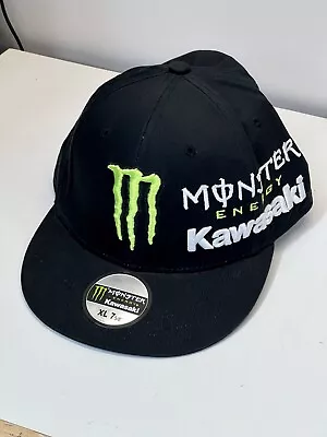 Kawasaki Monster Energy Black Baseball Hat Cap Rare Style • $32