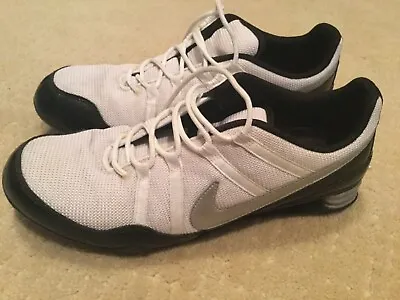 Nike Mens Shox Black White Size 11  • $70