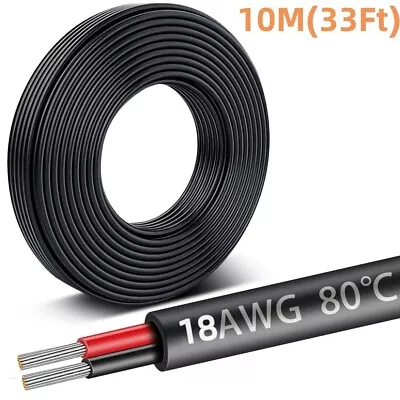 18 Gauge 2 Core Tinned Copper Insulation Electrical Wire 33 Feet • $13.77