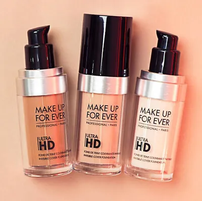 MAKE UP FOR EVER Ultra HD Invisible Cover Foundation 30 Ml/1 Oz ~ Choose Shade • $18