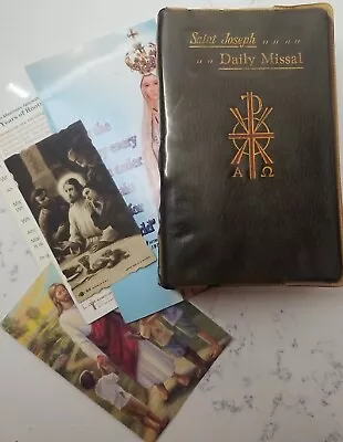 Saint Joseph Daily Missal Confraternity Edition 1959 VINTAGE  • $19.99