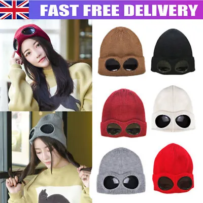 HOT Beanie CP Knitted Hat Men Teens Woolen Winter Hats Cap Sunglasses Punk Cap • £4.99