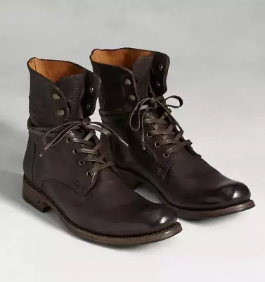 $748 New John Varvatos Collection Six O Six Convertible Combat Leather Boots 12 • $349.99