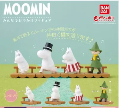 Moomin Mini Figure Complete Set Of 4 Bandai Gashapon Capsule Toy New • $23.99