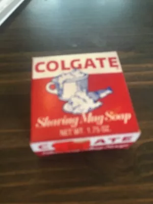 Vintage COLGATE Cup Soap Men's Shaving New Old Stock • $5.23