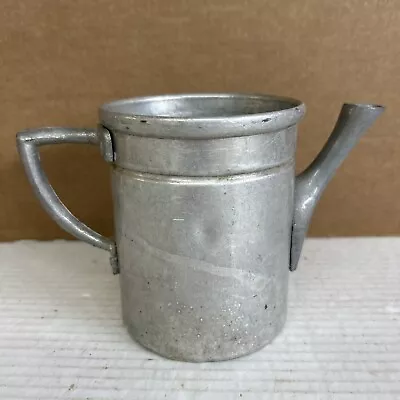 Small Vintage Aluminum Pitcher With Spout Italy • $0.99