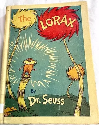 Vintage Dr. Seuss & Geisel The Lorax 1971 Hardback Book Trade Edition Lake Erie • $19.99