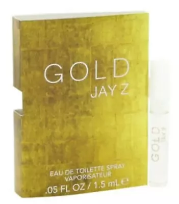 GOLD By JAY Z Men COLOGNE .05oz/1.5ml Spray Travel Sample Vial DISCONTINUED 🔥🔥 • $22.95