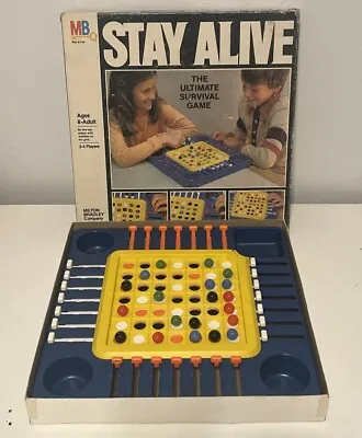 $20.99 • Buy Vintage 1978 STAY ALIVE Marble Strategy Game *Complete* Read Description