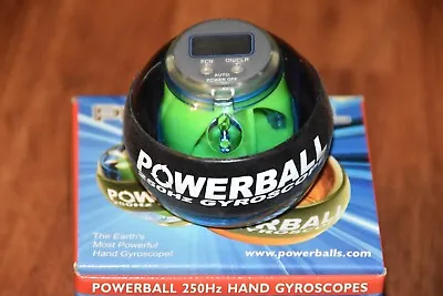 NOS New PowerBall 250Hz Hand Gyroscope Ball W/ Digital Counter NIB • $14.95