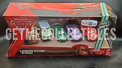 Disney Pixar Cars London Chase Bomb Mater Miles Axlerod Holley 5 Pack Save 6% Gm • $139.95