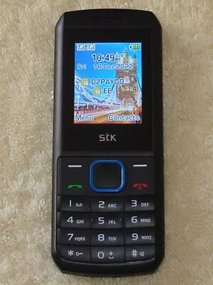£9.95 • Buy STK R45i Black Unlocked Dual SIM Phone Excellent Condition + Mem Card