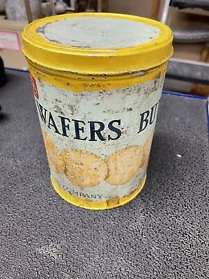 Nabisco Butter Wafer National Biscuit Co Tin Vintage Advertising • $25