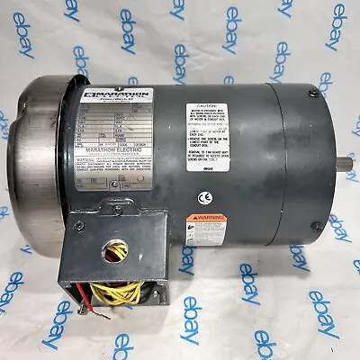 MARATHON MOTORS  TVK56T17W99021B B  3-Phase Severe Duty Motor 1 HP 56C Frame • $389.99