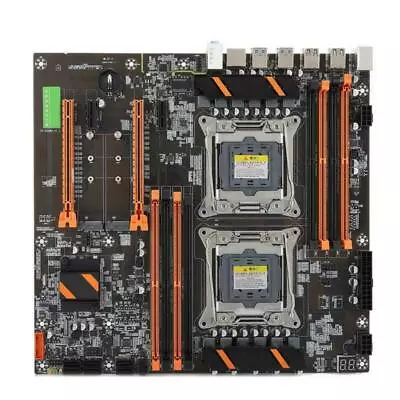 X99 Dual Socket Server Motherboard  Mainboard FCLGA2011-3 For Intel E5-2680 V4 • $110