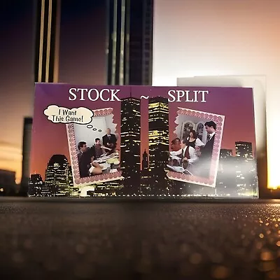 Stockmarket Board Game STOCK SPLIT VTG 80-90s (See Box Skyline) Looks Unused • $82.82