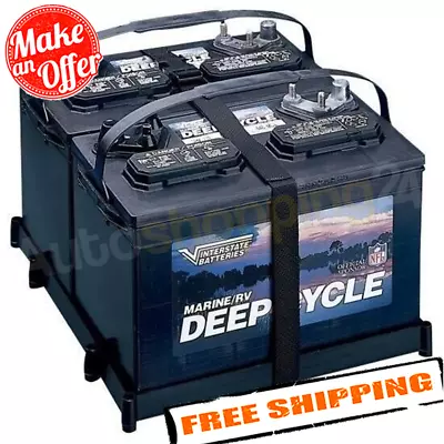 TH Marine DBH-27P-DP Dual Battery Holder Tray • $41.26