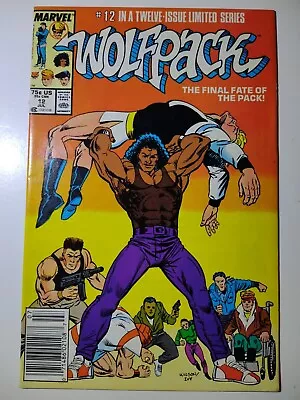 Wolfpack Wolf Pack #12 Of 12 LAST Issue Marvel Comics June Jun 1989 • $1.82